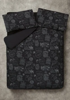 Heresy Woodcut Print Cotton Bedding Set - US King