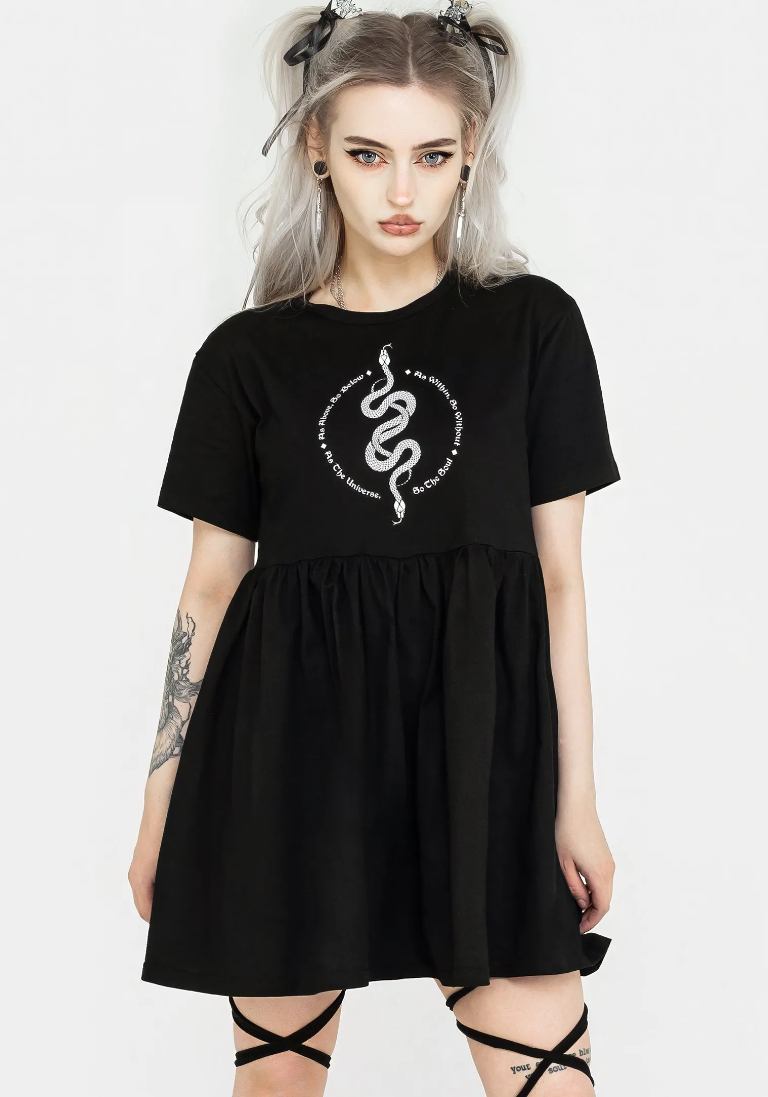 Hermetica Jersey Skater Dress