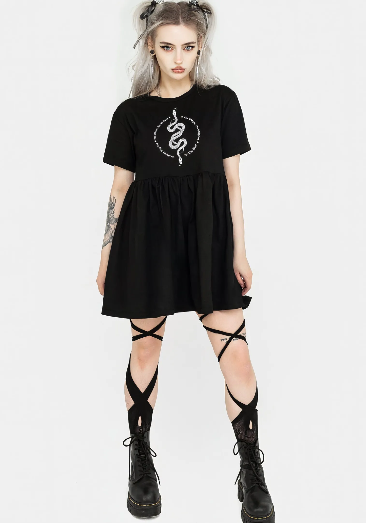 Hermetica Jersey Skater Dress