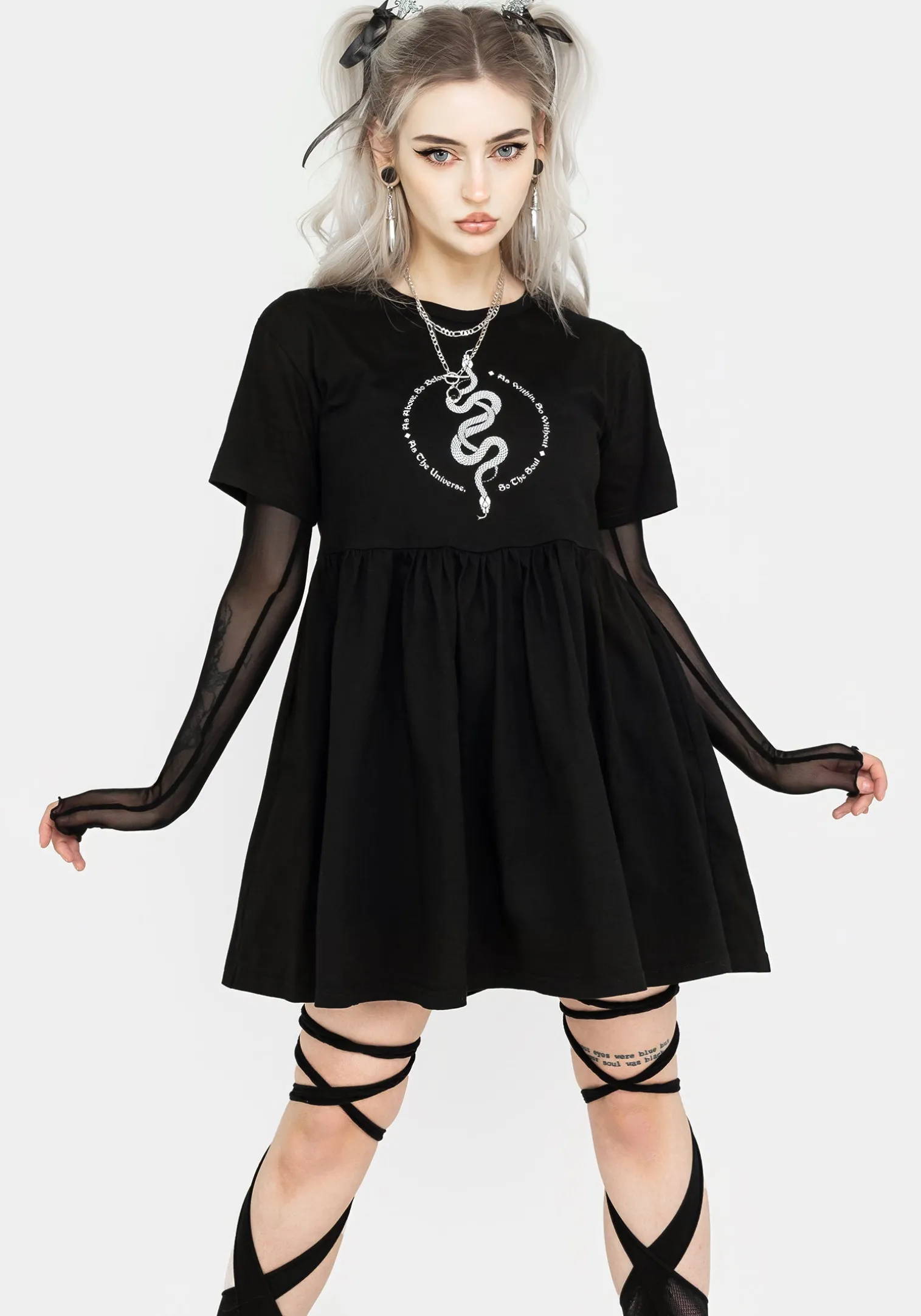 Hermetica Jersey Skater Dress