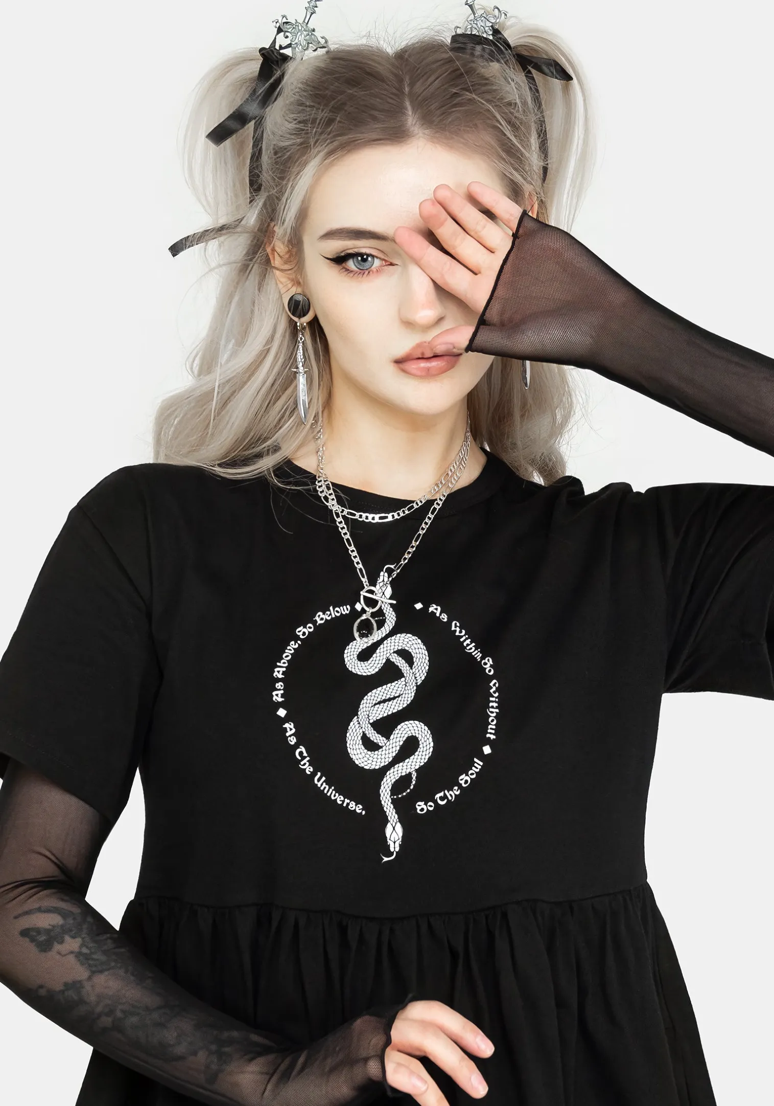 Hermetica Jersey Skater Dress