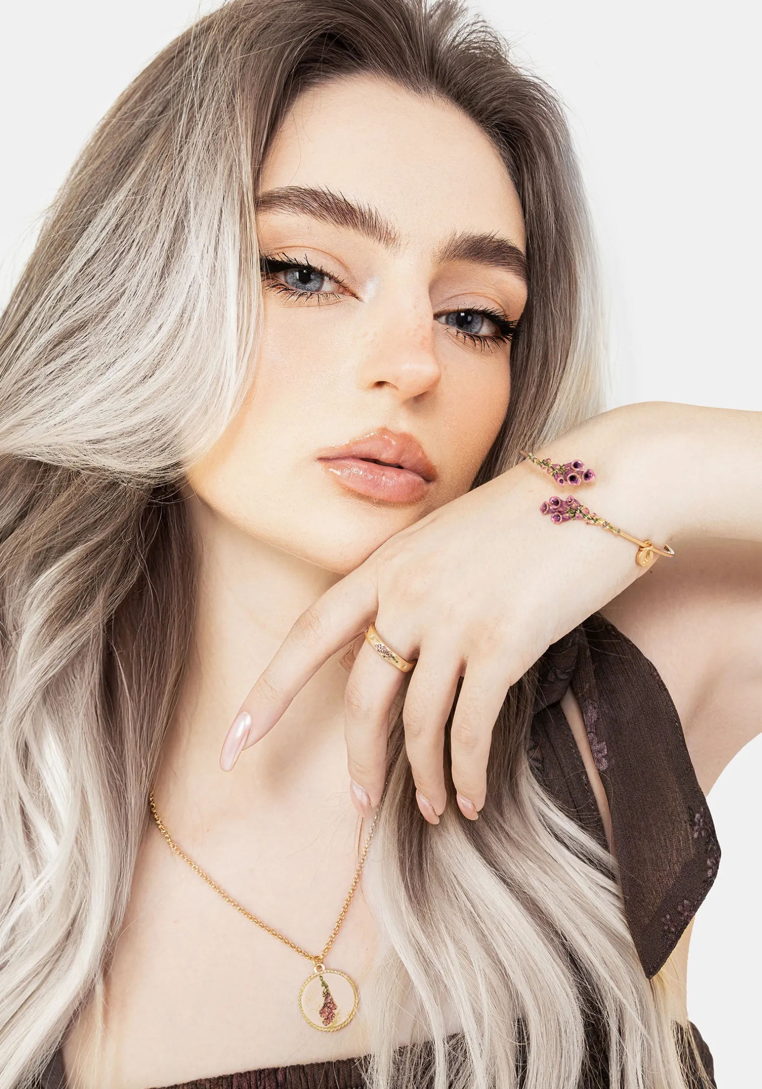 Hermia Foxglove Bangle