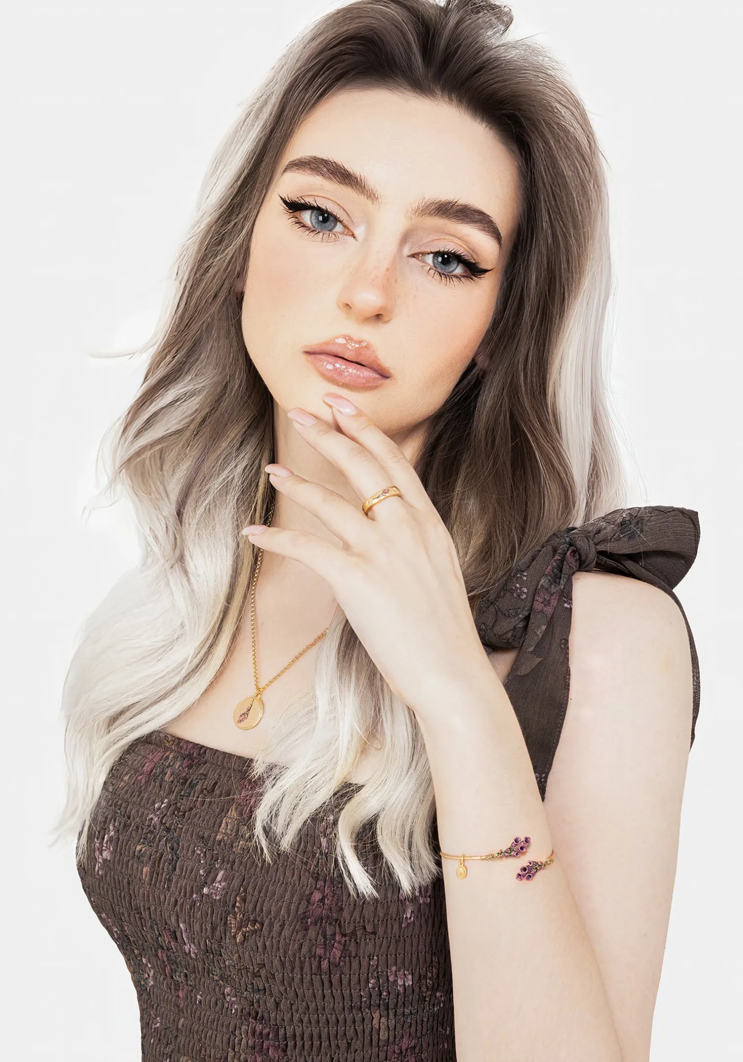 Hermia Foxglove Bangle