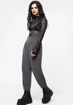 Herringbone Balloon Trousers