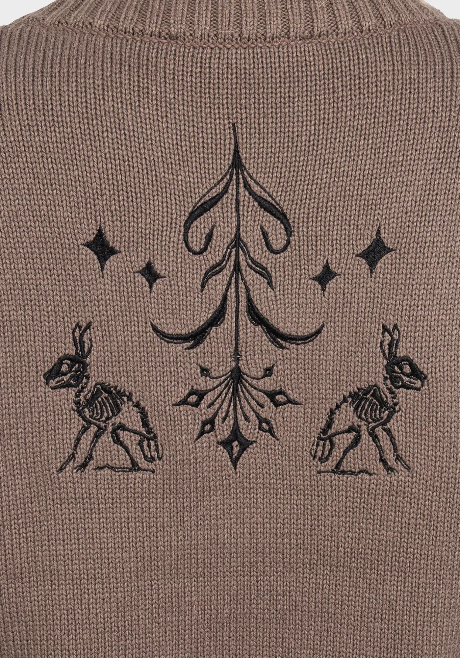 Hester Embroidered Knit Cardigan