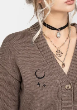 Hester Embroidered Knit Cardigan