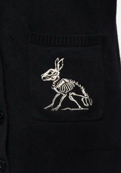 Hester Embroidered Knit Longline Cardigan