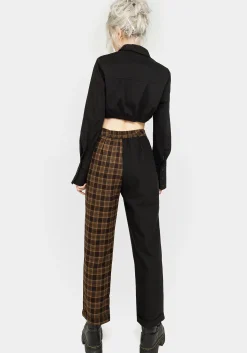 Hickory Check Tailored Trousers