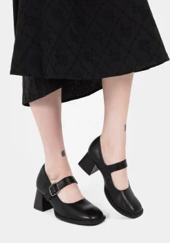 Hina Floral Buckle Mary Jane Shoes