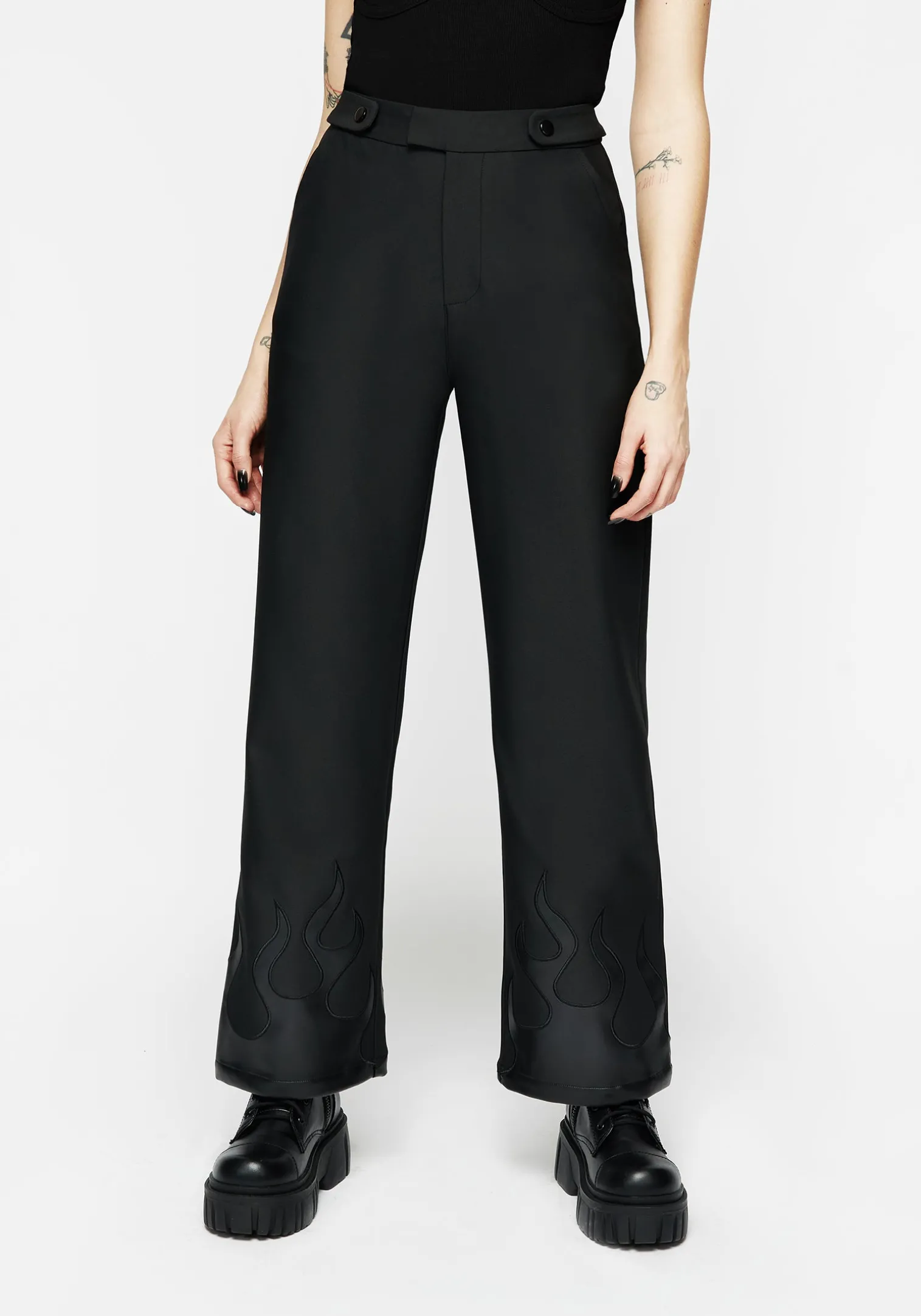 Ignite Faux Leather Tailored Trousers