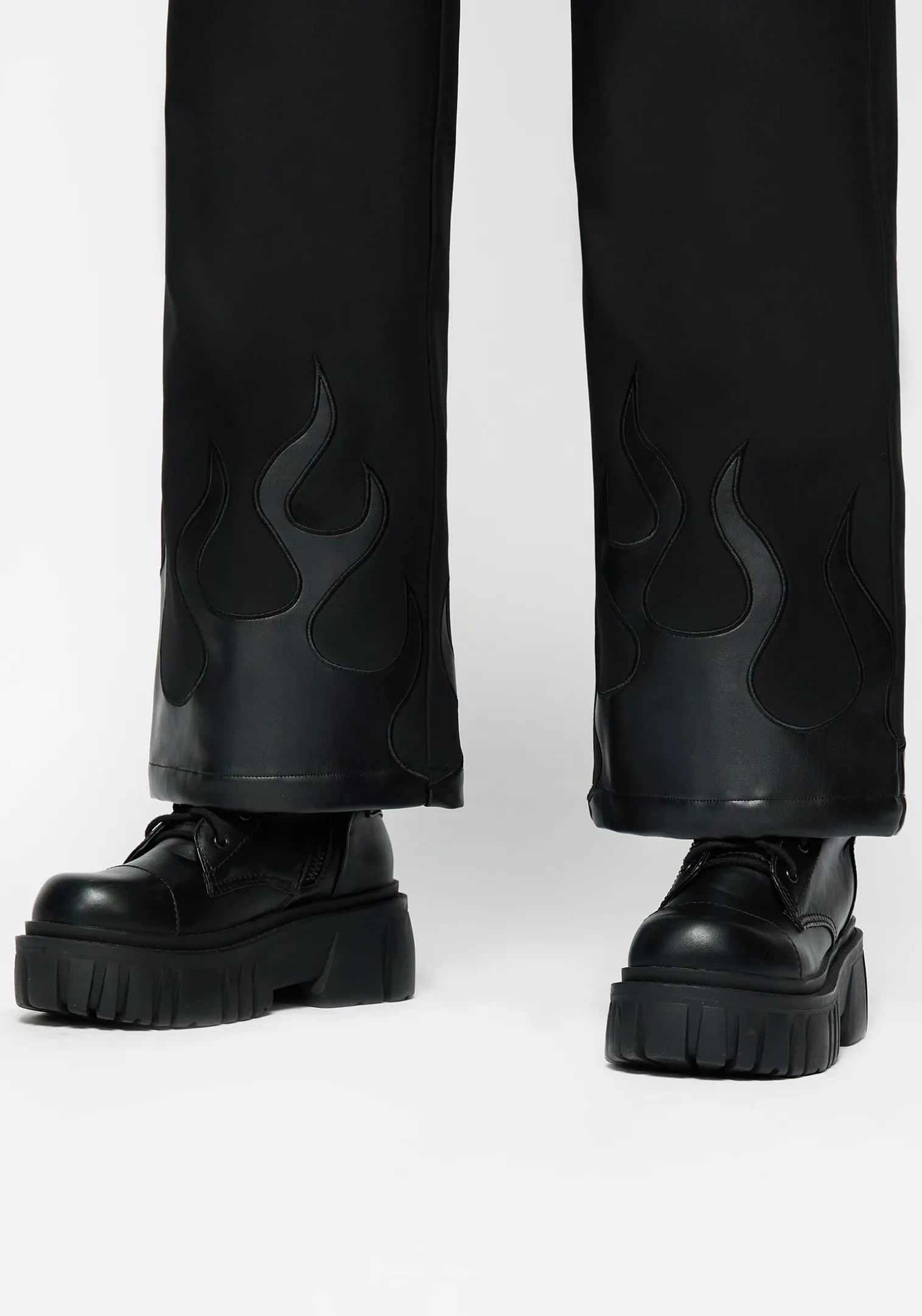 Ignite Faux Leather Tailored Trousers