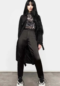 Incorporeal Satin Trousers