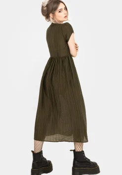 Infinity Button Up Midaxi Dress