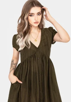 Infinity Button Up Midaxi Dress