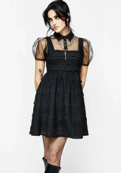 Initiation Babydoll Mini Dress