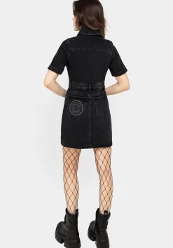 Invictus Denim Mini Shirt Dress