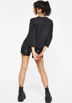 Isidora Embroidered Button Up Blouse