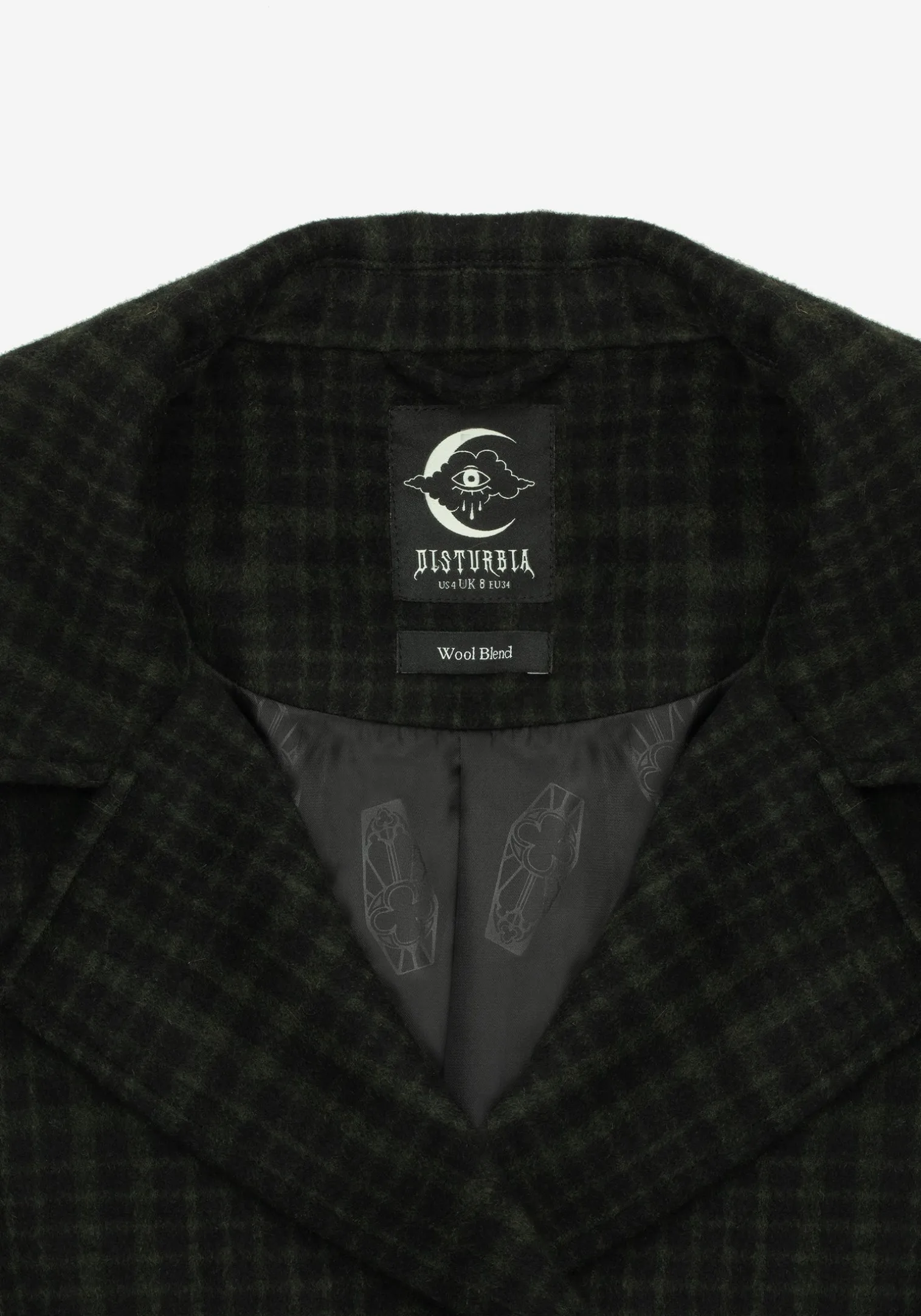 Jackdaw Check Wool Blend Duster Coat