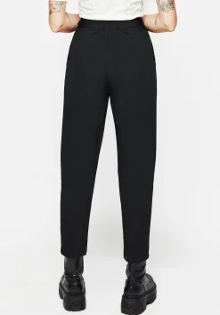Japonica Floral Moon Embroidered Tapered Trousers