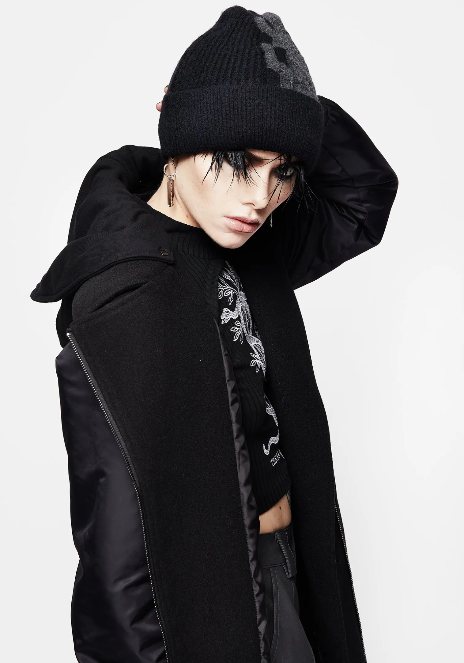 Jetsam Spliced Knit Beanie