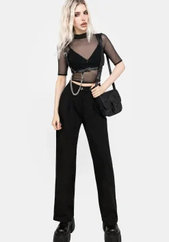 Jinx Mesh Short Sleeve Top
