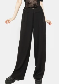 Juno Straight Leg Chain Detail Trousers
