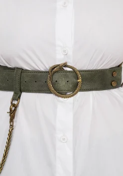Kaliya Snake Chain Harness - Green