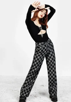 Kerb Wide Leg Denim Jeans