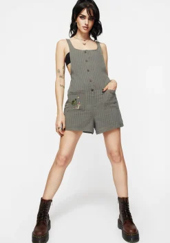 Koax Cotton Embroidered Cami Playsuit