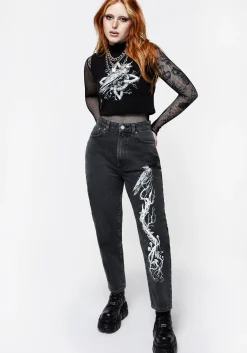 Korun Riddick Washed Mom Jeans