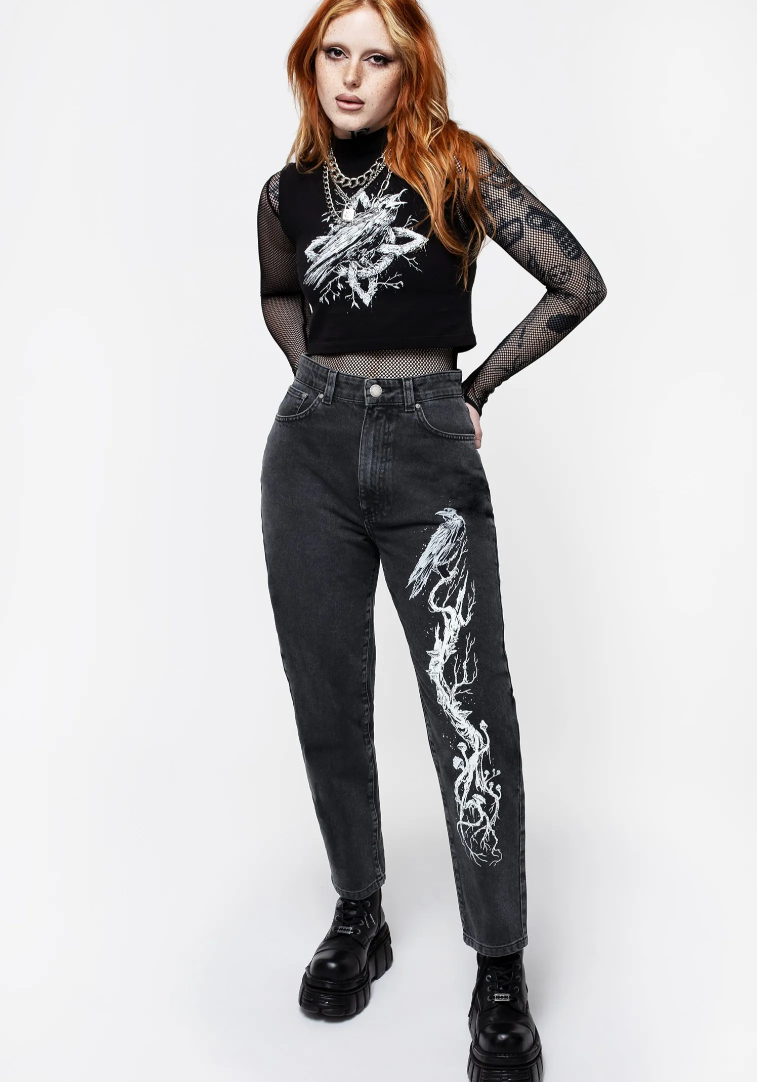 Korun Riddick Washed Mom Jeans