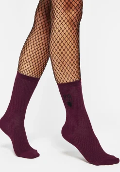Kozmic Embroidered Socks