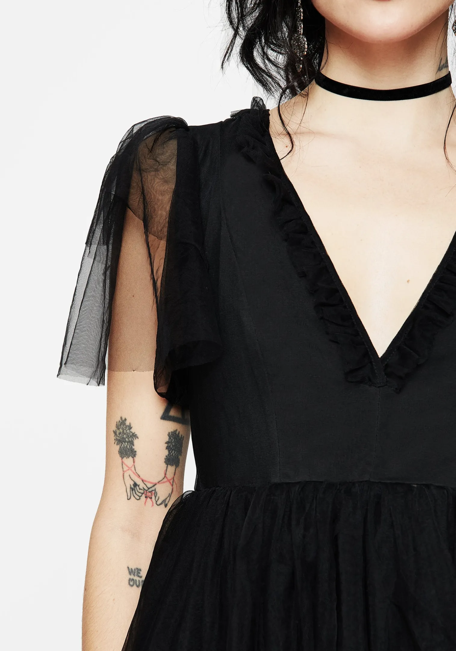 Krysta Tulle Mini Dress