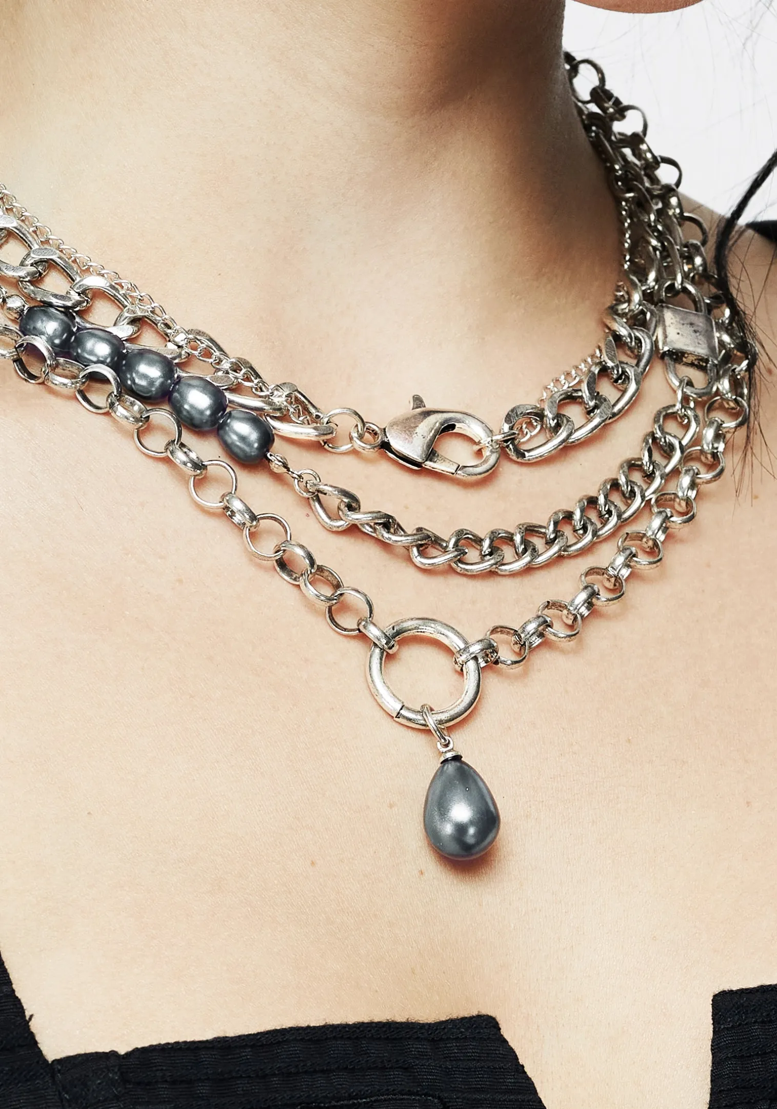 Leila Pearl Layered Necklace