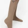 Lilia Embroidered Floral Socks