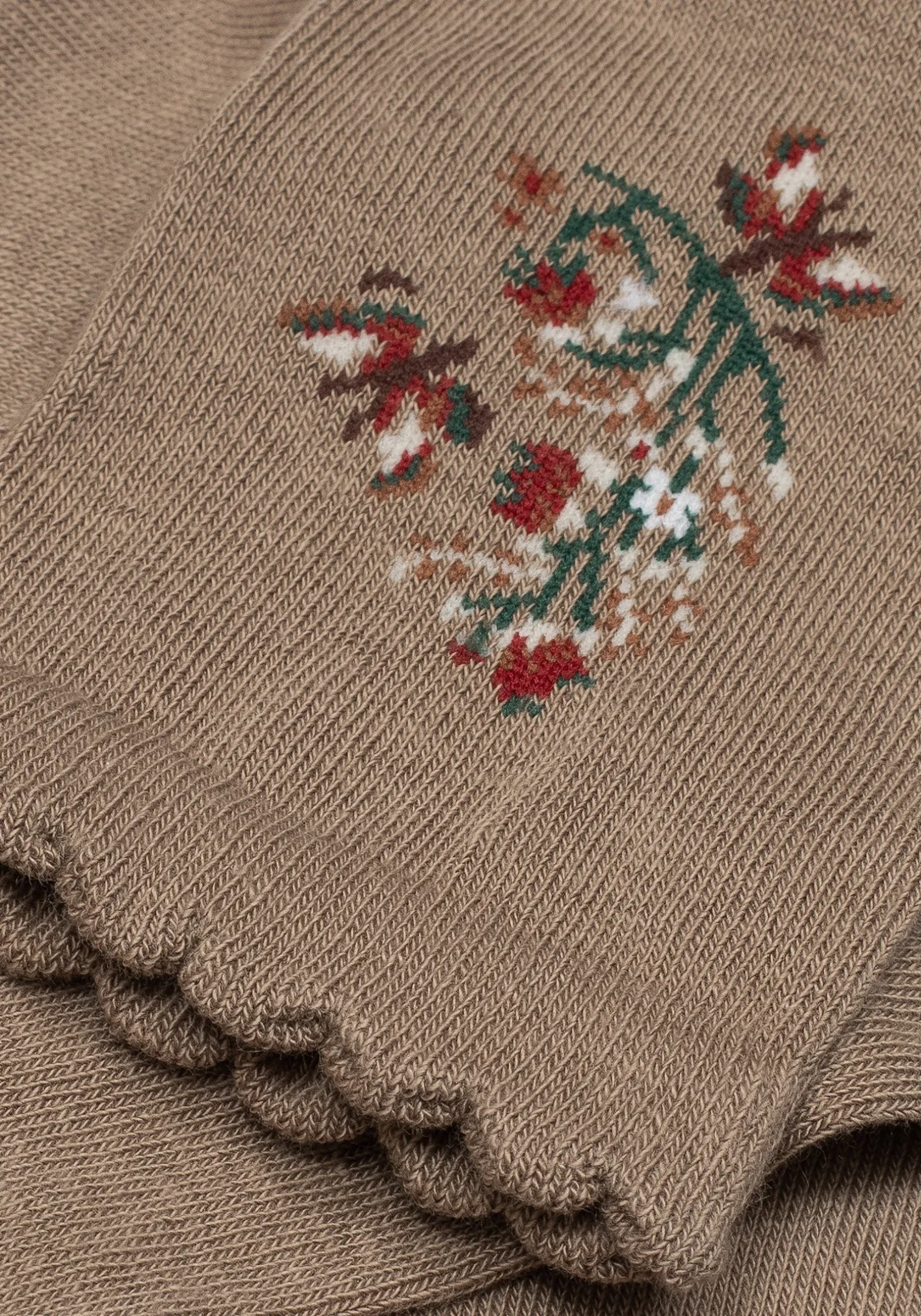 Lilia Embroidered Floral Socks