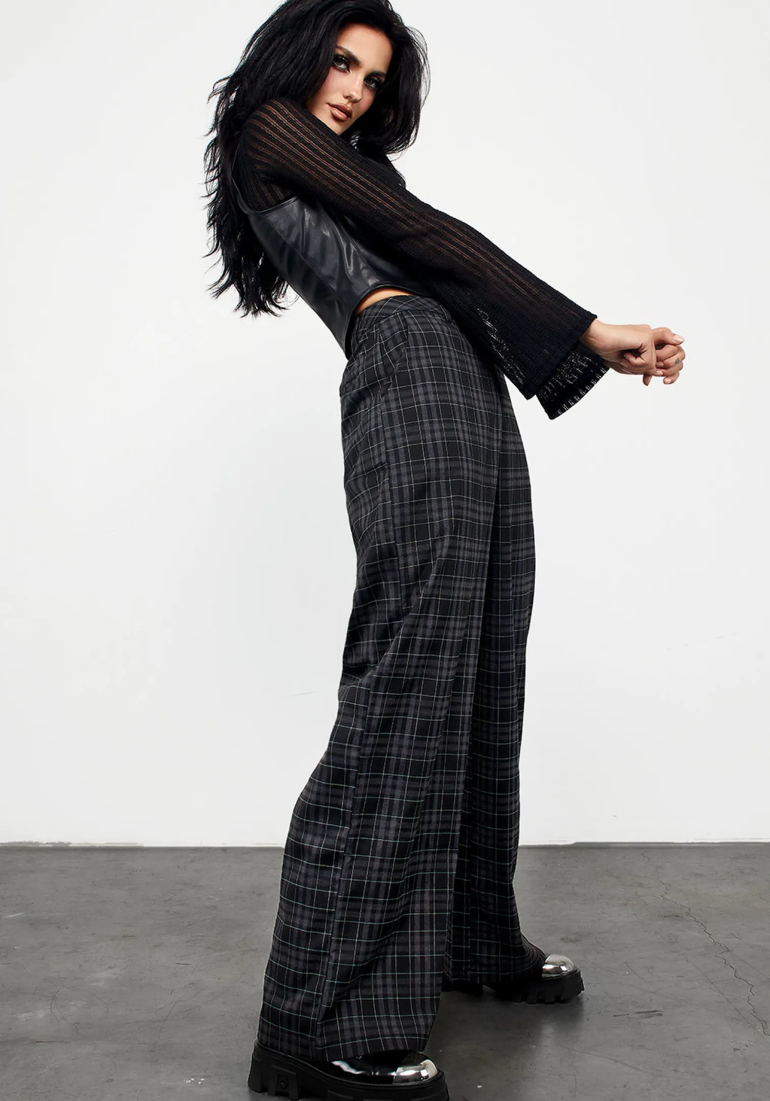 Lilin Wide Leg Trousers