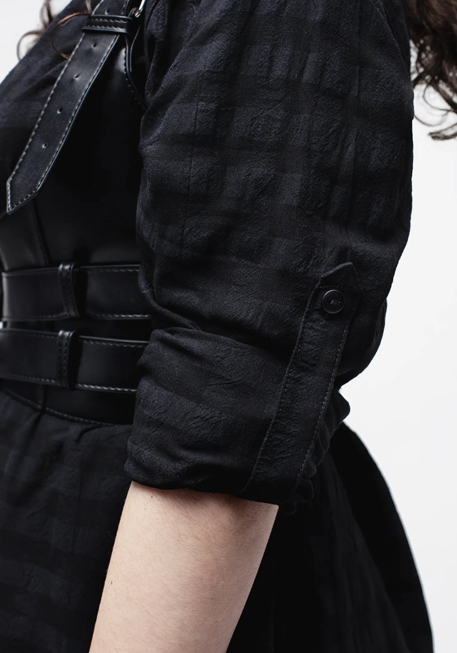 Lithium Check Shirt Dress