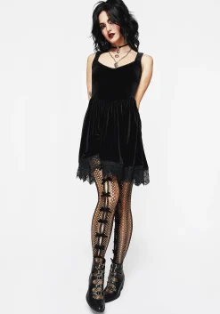 Love Bow Cut Out Tights