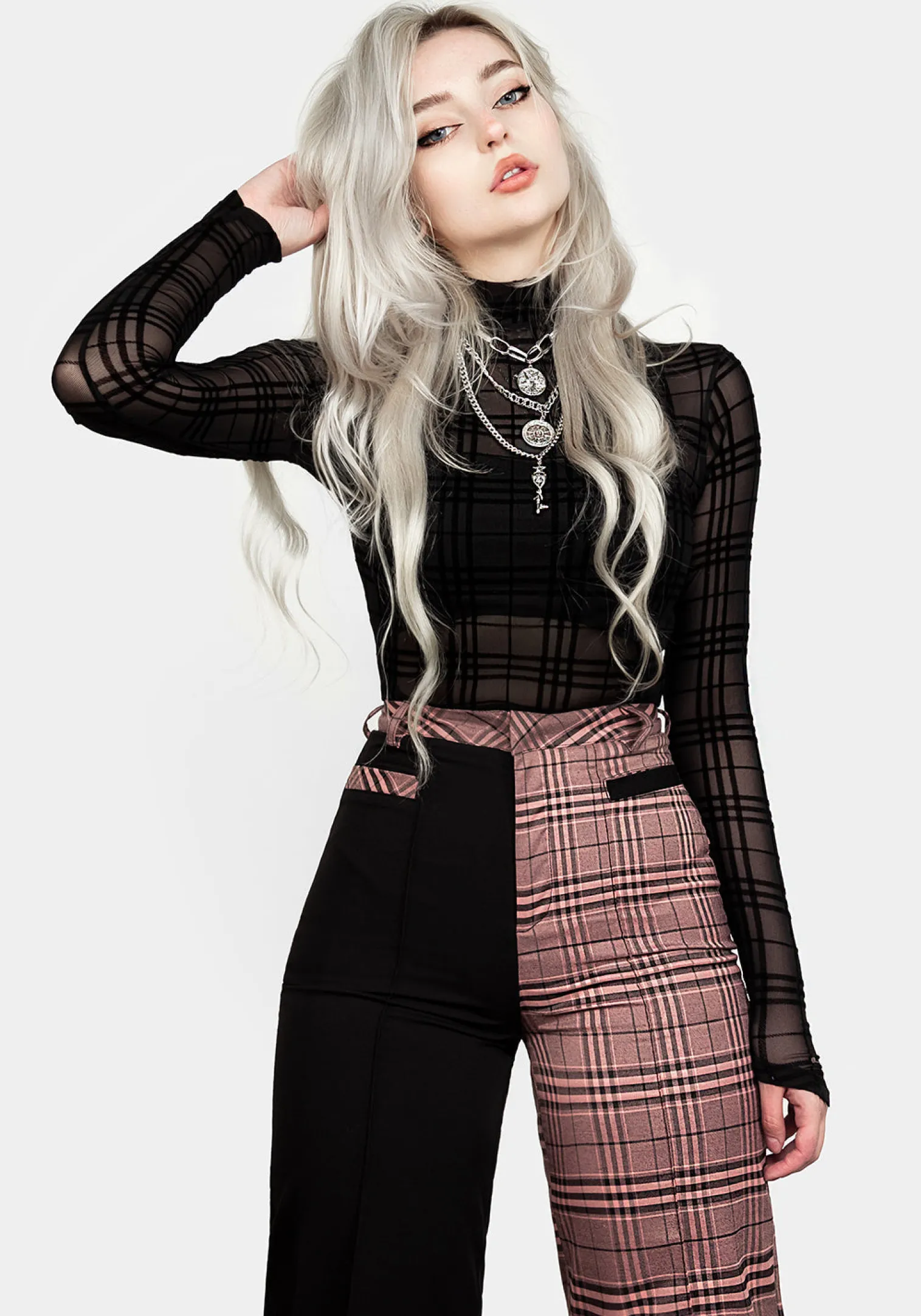 Lovebuzz Spliced Crop Trousers