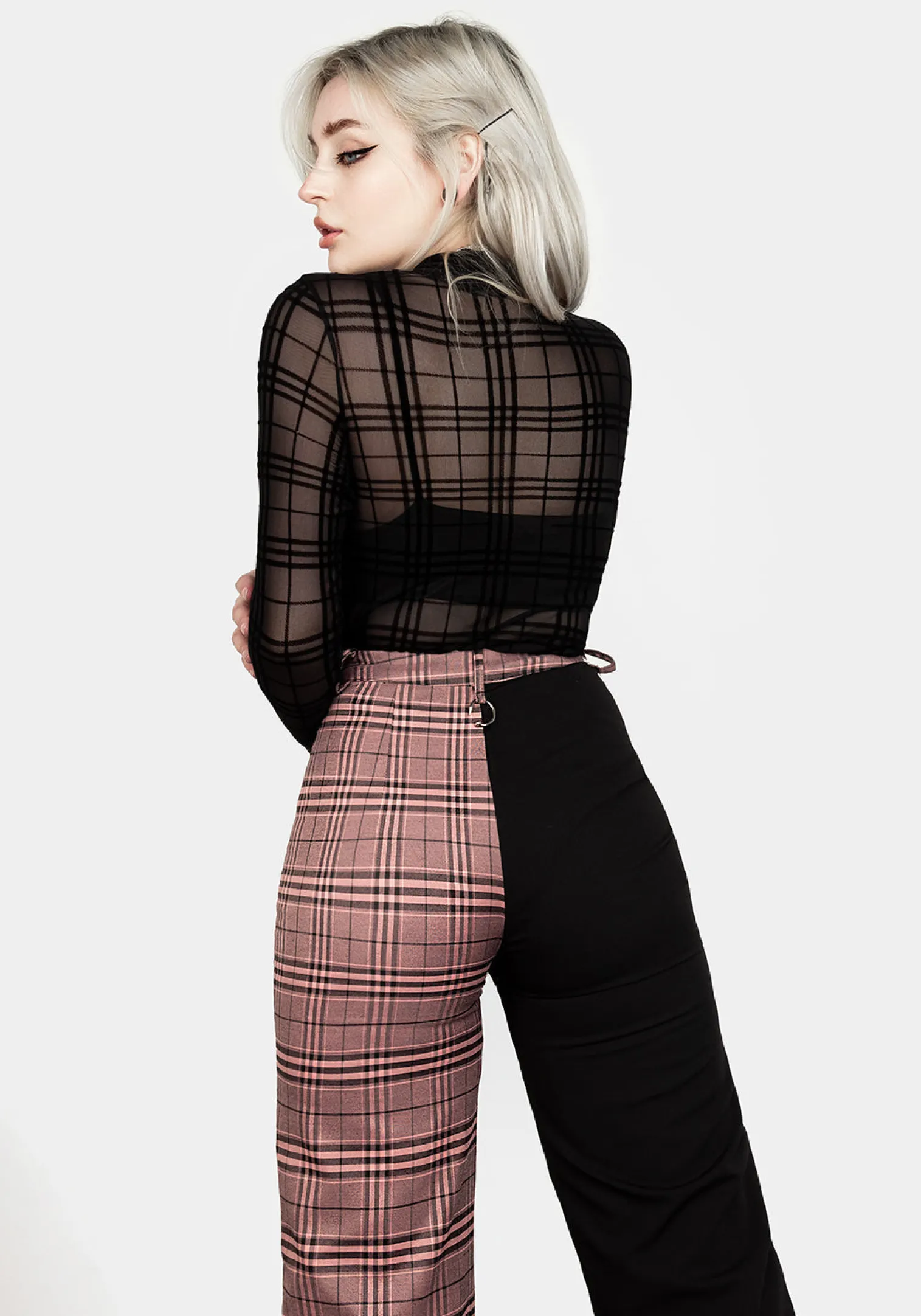 Lovebuzz Spliced Crop Trousers