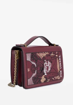 Lovers Embroidered Crossbody Clutch Bag