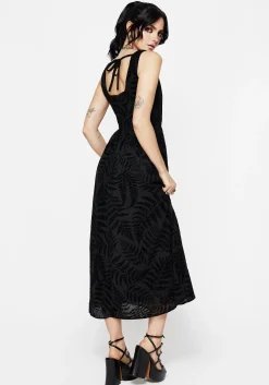 Lunafern Cami Fern Printed Midaxi Dress
