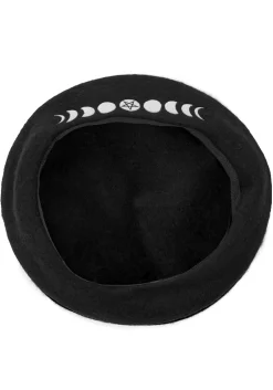 Lunar Embroidered Beret