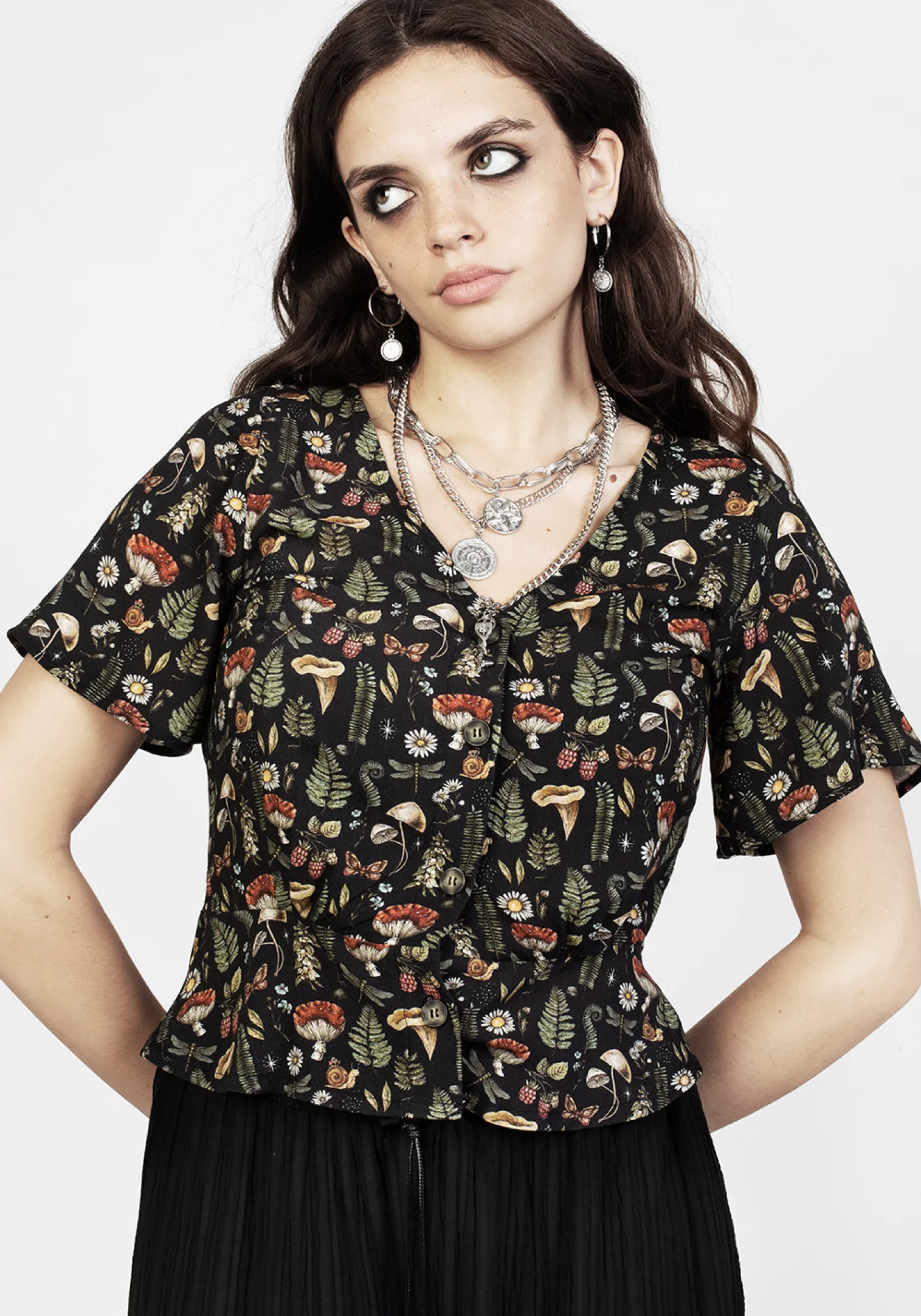 Luthien Button Up Top