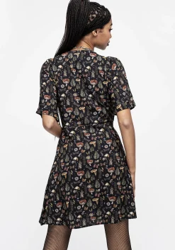 Luthien Wrap Mini Dress