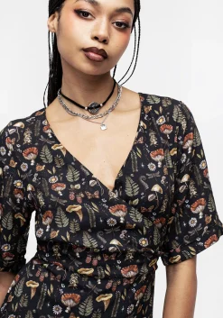 Luthien Wrap Mini Dress