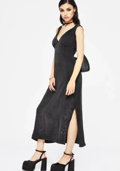 Maeve Lyocell Blend Floral Embroidered Cami Maxi Dress