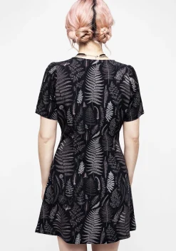 Maidenhair Button Up Mini Dress