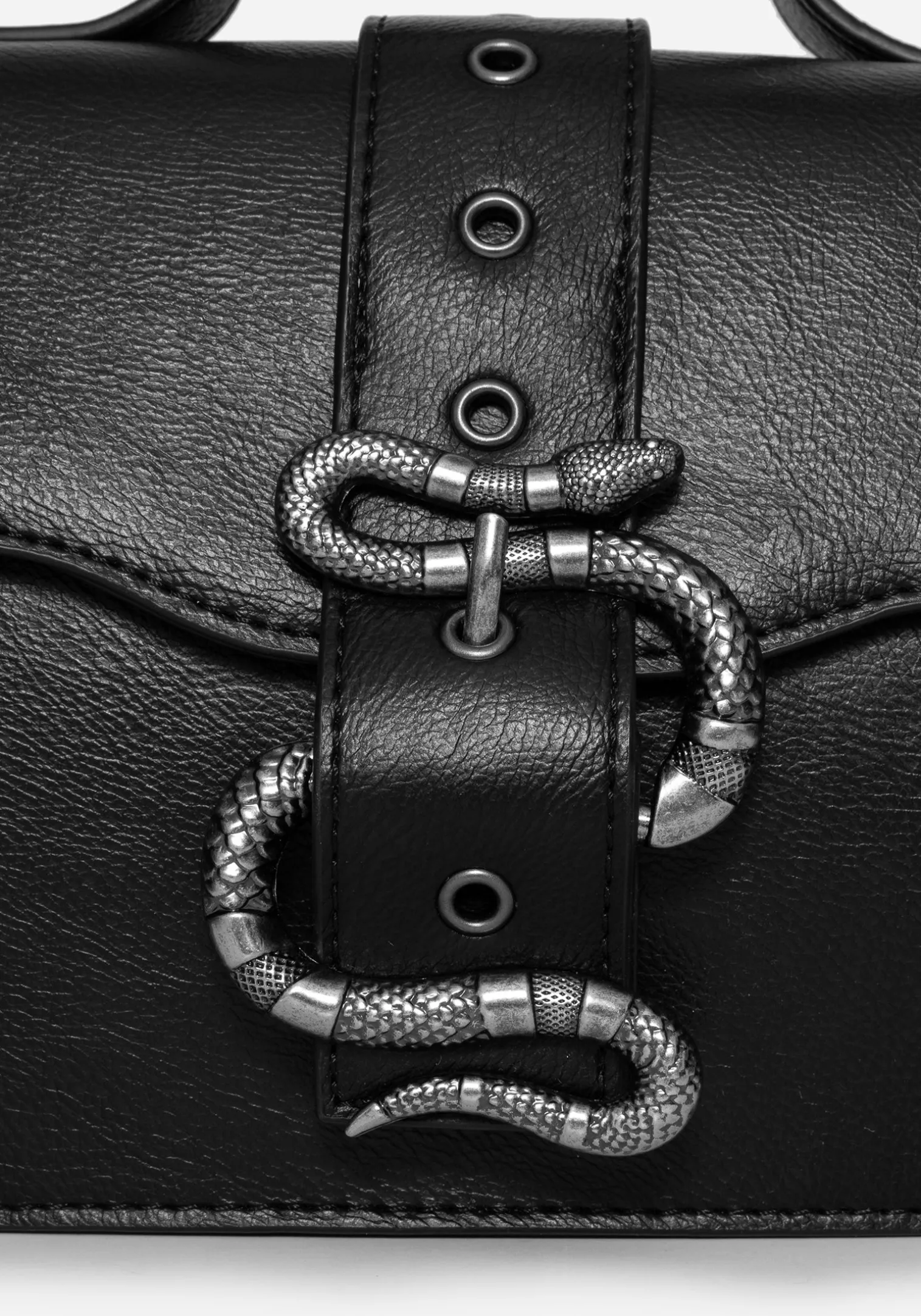 Mamba Snake Buckle Crossbody Bag